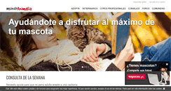 Desktop Screenshot of mundoanimalia.com